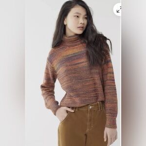 Urban Outfitters Space Dye Turtleneck, S